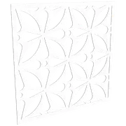 ProtectorAl 300 - 1200 x 300 - 1200mm Satin White / Gloss White Morrocco Unframed Composite Deco Panel