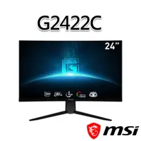 在飛比找PChome24h購物優惠-msi微星 G2422C 24吋 曲面電競螢幕