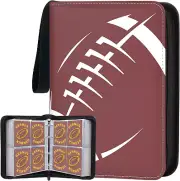 Football Card Binder with Sleeves, 400 Pockets Trading Card Binder,4 Pocket Card