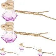 BUGUUYO Lasting Car Perfume Diffuser Set 8ml Oil Diffuser Hanging Perfume Bottle Pendant Car Essential Oil Bottle Decor Random Style