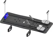 Pilates Sliding Board - Foldable Reformer Board, Core Trainer for Home Training, AB & Full Body Training Equipment with Smooth Sliding Rollers
