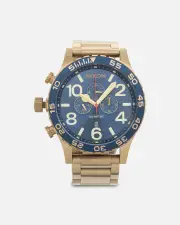 [NIXON] Nixon 51-30 Chrono Gold/blue - Size ONE ONE Gold/Blue