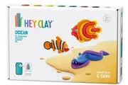 Hey Clay Ocean Clownfish, Discus Fish, Eel 6pc