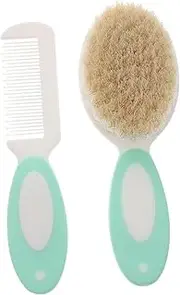 VICASKY Baby Care Wool Shampoo Brush Set Scalp Massage Tools for Newborns Boys and Girls