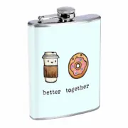 Better Together Em14 Flask 8oz Stainless Steel Hip Drinking Whiskey