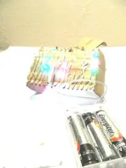 NEW - 10 FOOT STRING OF COLORED MINI LED LIGHTS WITH TIMER