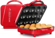 Cupcake Maker, Non-Stick Coating, Red - Makes 12 Full Size Cupcakes, Muffins, Ci