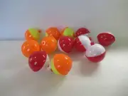12 2" FISHING BOBBERS Extra Large Round Ball Floats Plastic Snap on Float Choice