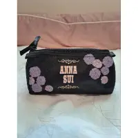 在飛比找蝦皮購物優惠-全新Anna Sui 經典紫色玫瑰化妝包