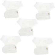 ERINGOGO 5Pcs Newborn Cloth Diapers Reusable Washable Diapers for Comfortable Dryness Leak Resistant Nappy Pants for Months for