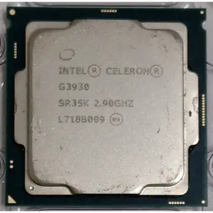 Intel 六代/七代 Celeron G3900 G3930 CPU (1151 腳位) 不附風扇