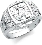 [JewelryWeb] Sterling Silver 925 Ring Band Style-Ring for Women