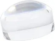 Portable Optical Magnifier Dome 8X Magnification Hands for Reading Newspapers/Books/Documents, Clear Acrylic Magnifier Dome, Suitable for Seniors/Kids, Lightweight