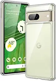 [JETech] Case for Google Pixel 7 6.4-Inch, Shockproof Phone Bumper Cover, Anti-Scratch Clear Back (Clear)