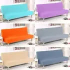 Armless Sofa Bed Cover Universal Elastic Sofa Cover Washable Removable Slipcover