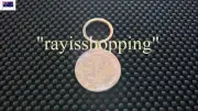 SILVER Colour Bit Coin Keyring Keychain, BITCOIN Key Ring Chain Cool Unique