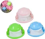 BESPORTBLE Fabric Shaver Lint Remover 3pcs Mesh Filter Bag for Washing Machine Pet Hair Removal Tool Random Color