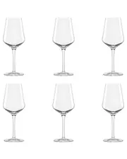 10 Strawberry Street Set of 6 Breckenridge Glassware: White Wine Glass
