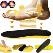 Memory Foam Work Insoles Inner Sole Heel Arch Boot Flat Feet Back Pain Support