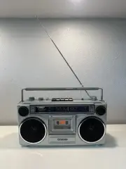 VINTAGE *NEW* 80's Sanyo Boombox M9903K AM/FM Cassette Boombox Ghetto Blaster