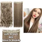 Thick One Piece with 5Clips 3/4 Full Head Clip In Hair Extensions Straight Wavy