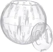 Abaodam Clear Hamster Exercise Ball Dwarf Hamster Running Ball Plaything for Healthy Activity for Hamsters and Small Pets Ventilated Design for