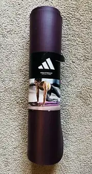 Adidas Fitness Mat 7mm Thickness Burgundy NEW