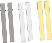 [FRCOLOR] 6pcs Metal Necktie Clip Elegant Tie Clasp for Business and Formal Events Design and Accessory for Professional Appearance