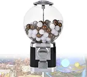 Candy Gumball Vending Machine, Commercial Capsule Vending Machine with 260 Balls, Round Capsules Bouncy Ball Dispenser, Candy Machine Dispenser for Retail Stores,Black