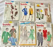 Burda Sewing Patterns Dress Blouse Pants Skirt Suits Waistcoat Buyer Choice NEW