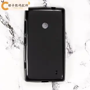 NOKIA 適用於諾基亞 Lumia 520 諾基亞 Lumia 521 凝膠矽膠手機保護後殼軟 TPU 手機殼[888]