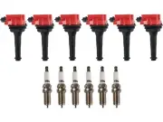 TRQ 67BP94R Ignition Coil and Spark Plug Kit Fits 2000-2003, 2005 Volvo S80 (for: Volvo)