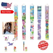 Portable 3D Puzzle Building Block Kit with Unicorns - Fun for Kids Aged 5-12