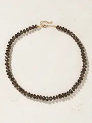 [JIA JIA] JIA JIA - Gold Smoky Quartz Necklace - Brown - One size One size Brown