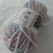 1 Loops & Threads Copenhagen 131 yds / 6.5 oz Yarn Fuzzy Slippers Color CP - 07