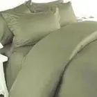 Moss Solid King 4 Piece Bed Sheet Set 1000 Thread Count 100% Egyptian Cotton