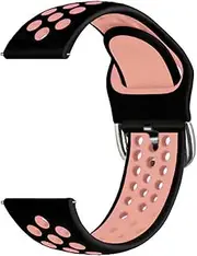 [DJDLFA] Sport Silicone Bands For Garmin Venu 2/SQ Music Wrist Straps For Forerunner 245 645M Vivoactive 4 3/Venu Move 3 Luxe 20MM/22MM