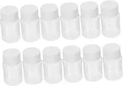 MUSISALY 12Pcs Refillable Travel Bottles Storage Containers for Travel Necessities Portable Empty Bottles for Liquids for Cosmetics and Medicine
