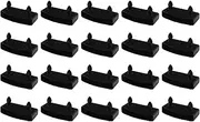 Generic 20 Pieces Sides Ends Fixings, Side Slat Bracket Cover, Bed Base, Universal Securing Bed Slat Holder End Caps for Bed, for Leather Bed Day Bed