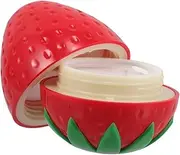 TOGEVAL Cream Travel Container Refillable Makeup Bottle Strawberry-shaped Cosmetic Jar for Face Cream Portable Travel Toiletry Products for Skincare Routine The-go