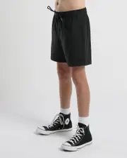 [Skylark] Skylark Boys' Freedom Elastic Waist Shorts in Black Size 10 10 Black