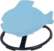 Kids Swing Chair, Swing Chair, Non-Slip Sensory Toy, Rotating Seat for Boys and Girls, Improves Reaction and Focus, Blue, as described