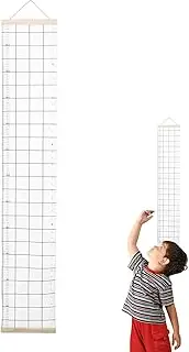 Kids Height Wall Chart | Canvas Growth Chart for Wall - Measuring Ruler Hangable Waterproof Removable, Bedroom Nursery Decoration for Boys Girls