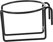 ASAKKURA Shopping Cart Cup Holder Drinks Shopping Cart Hook Cup Holder Iron Black re-usable