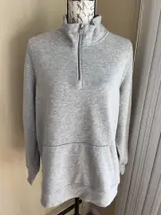 Old Navy Gray Quarter Zip Sweatshirt Large NWT