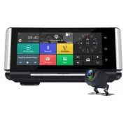 7in Dual Lens Car Dash Cam DVR Video Recorder Camera GPS WIFI Parking Monitor (for: Audi)