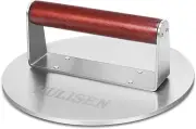 8.5 Inch Burger Press, 2.5 lbs Heavy Duty Bacon & Grill Press, Stainless Steel