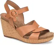 Women's Sofft Casidy Luggage Wedge Size 9.5 Medium Free Shipping