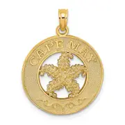 14k Yellow Gold CAPE MAY w/ Starfish Charm