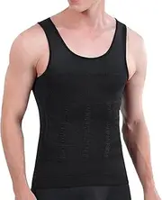 [Generic] Mens Shaper Tank Top Tank Tops Men Compression Sleeveless Slimming Undershirts Tummy Control and Body Shaper Tank Top
